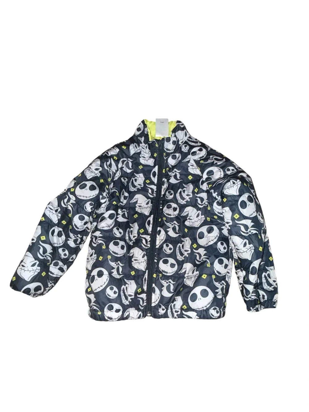 Disney Nightmare Before Christmas Youth Puffer Coat Jack Skellington Size 3 kids